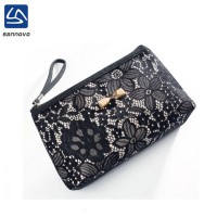 Hot style ladies makeup bag small pouch made from lace