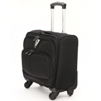 4 Wheels High Quality Aluminum Double Poles Computer Trolley Bag For Business Travelling