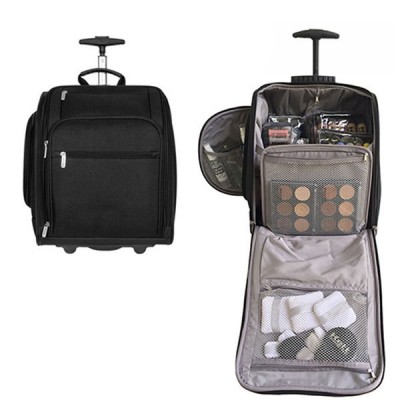 new arrival 2018 nylon makeup trolley, professional makeup trolley case