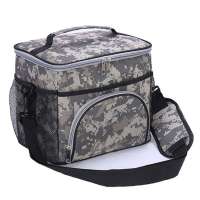 China Polyester Aluminium Film Can Cooler Bag 14L Large Insulated Cooler Box For 18 Cans